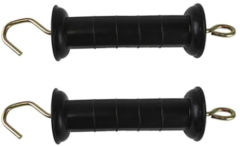 SHINEOFI 2pcs Insulated Electric Fence Gate Handles Durable Grip for Fence Gates Easy Installation for Ranch and Farm Use