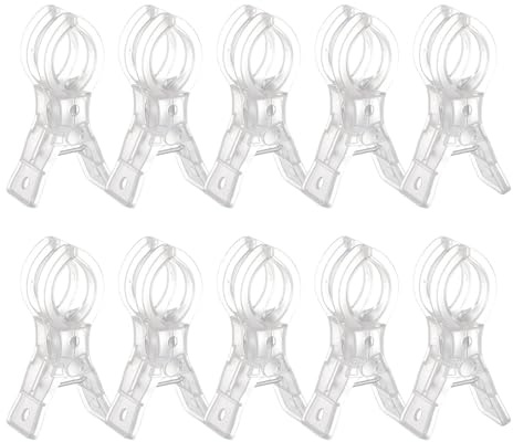 Wiederverwendbare Ballonbindungen - Set von 10 nachhaltigen Clips für Layout -Dekorationen | Accessoires Geburtstag Hochzeitsfeierlichkeiten | Für das Girland Festival Home Event DIY Studio