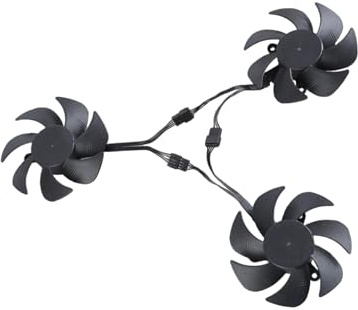 PURPLELILY Ventilateur de refroidissement 105 mm Carte graphique Radiateur de refroidissement pour ventilateur vidéo 3060 8G 12G Stabilité améliorée Graphiques