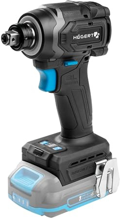 Högert Technik Avvitatore a impulsi a batteria 18V 230 Nm, avvitatore a impulsi brushless 2 in 1, 1/4 HEX 1/2, senza batteria inclusa