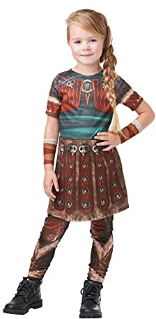 Rubie's How to Train your Dragon - Astrid Costume (128 cm), L, Mehrfarbig