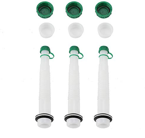 Kit tappo per beccuccio di ricambio per tanica di benzina - 3 set di kit per tappo per beccuccio di carburante per taniche di ricambio Macchine industriali da giardino Strumento di rifornimento(5l)