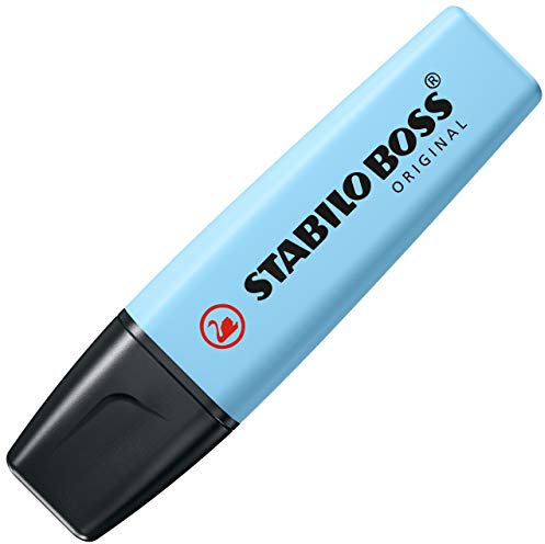 Textmarker - STABILO BOSS ORIGINAL Pastel - Einzelstift - himmlisches Blau