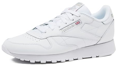 Reebok Classic Leather 001, Zapatillas de Deporte Unisex adulto, Ftwwht Ftwwht Pugry3, 41 EU