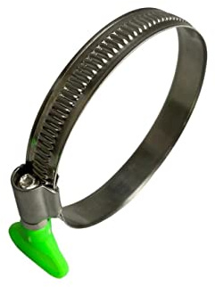Boltza Stainless Steel Thumb Screw/Wing Hose Pipe Clip Jubilee Clamp 50-70mm (9MM BW) x4