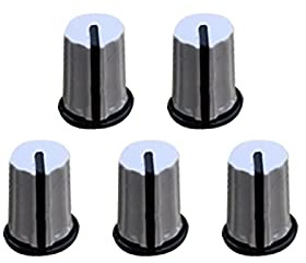 LICHIFIT 5 x EQ-Drehknopf-Ersatz-EQ-Potentiometer-Drehknopf, Schubstangenkappe für Pioneer DJ-Mixer, Reparaturteil