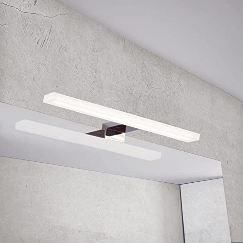 Spegelbelysning Badrum LED, 5W 600 lm 30 cm, spegellampa Badrumsvägg, naturlig vit 4000k, spegel skåpbelysning 230V IP44 Mirror Lamp Badrum (30cm-4000K)