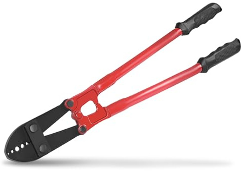 Wire Rope Crimping Pliers, 24 Hand Swager Crimper, Swaging Tool 5 Cavity 1/16 3/32 1/8 5/32 3/16, Crimping Tools for Copper and Aluminum Oval Sleeves and Stop Sleeves