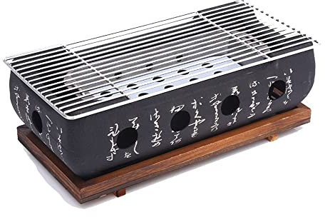 Parrilla Japonesa Hibachi, Estufa de Barbacoa portátil, Estufa de carbón, Barbacoa Yakitori, Parrilla de Mesa de carbón, Accesorios para Fiestas, Herramientas para Barbacoa doméstica (tamaño: Horno