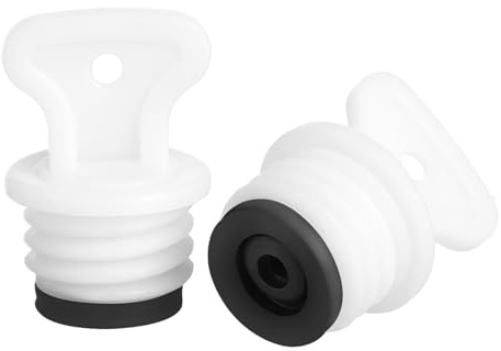 VICASKY Tappo Per Bottiglia Di Acqua Calda Da 2 Pezzi - Tappo Di Gomma A Tenuta Stagna - Coperchio Della Borsa Dell'acqua Calda