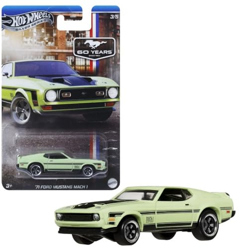 Hot Wheels Ford Mustang Mach 1 1971 JBY52 Silver Series Fahrzeug
