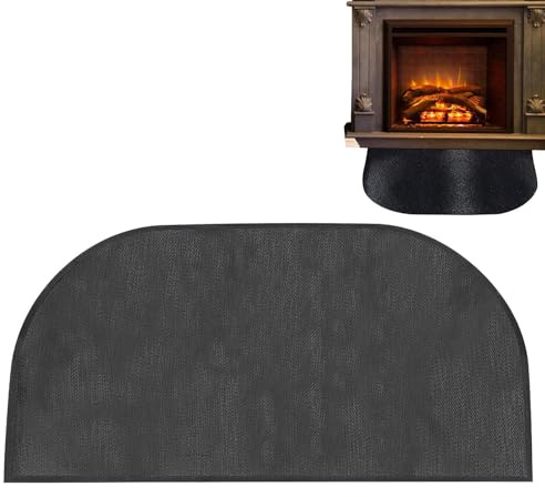 Tapis ignifuge pour cheminée - Tapis résistant à la chaleur | Tapis de sol ignifuge / barbecue ; protège les sols des étincelles