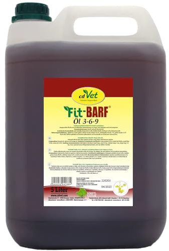 Fit-Barf Öl 3-6-9 5 l | für Hunde und Katzen zur optimalen Versorgung mit essentiellen Fettsäuren
