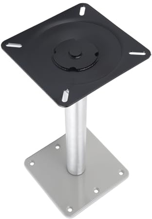 Bootssitz Basis Bootssitz Sockel 6,9 Zoll Aluminiumlegierung Anti -Schlupf -Hochleistungs -Bootssitze für die Meisten Bootssitzmontage