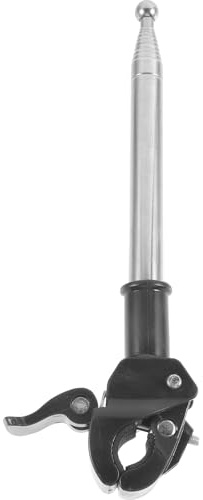 Angoily Telescopic Stainless Steel Car Flagpole with Stable Bracket for Motorcycles Bicycles and Cars Easy Clip-on Installation