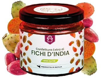 RACILIA Marmellata di Fichi d'India - 100% Frutta Siciliana - Fichi d'India - 250gr