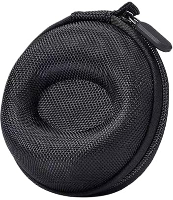 Étui de rangement pour montre, sac de voyage rond à coque rigide, 9,4 x 9,4 x 5,5 cm, coussin absorbant les chocs, support de protection pour montre-bracelet pour voyage, extérieur, bagages, ou usage
