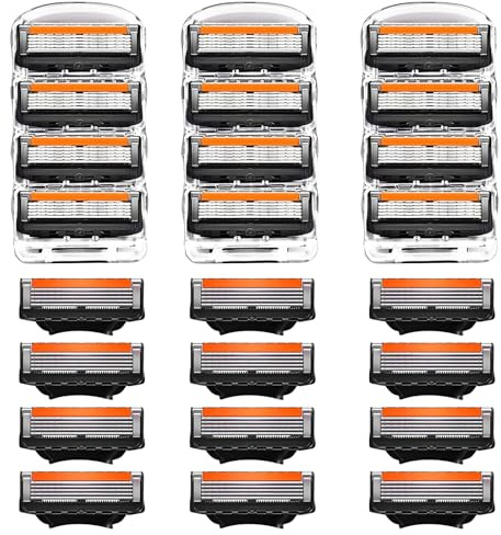 ProGlide Nassrasierer Herren Rasierklingen, 24er Ersatzklingen für Nassrasierer,Fusion 5 klingen vorteilspacks,Pro glide rasierklingen,Fusion 5 proglide