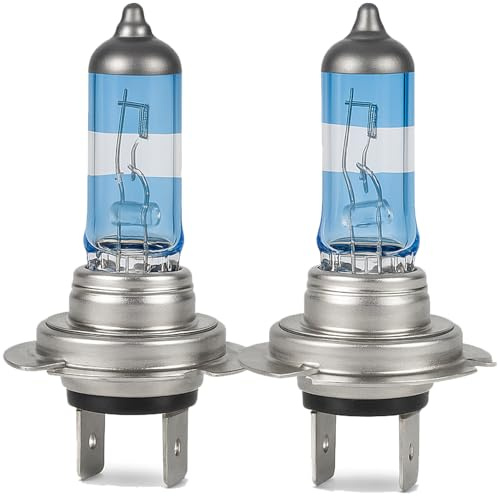 Xtremeauto Viper Vision H7 Headlight Bulbs 12V 55W – 200% Brighter Halogen Upgrade – Up to 150m Vision & 20% Whiter Light – E-Marked Road Legal Headlamp PX26D 477 Bulb (Pack of 2)