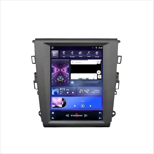 Tablette de Voiture Autoradio Android 12 9,7 pour Mondeo 5 (2014-2019) - Lecteur multimédia 2DIN avec GPS, CarPlay et système Audio intégré(4-64GB Camera)