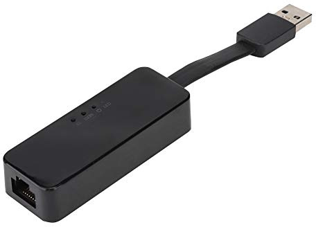 Aramox Adaptador USB a Ethernet, Tarjeta de Red Gigabit de Alta Velocidad de 1000 Mbps para Portátiles, Plug and Play con Chip Realtek 8153B para una Transmisión