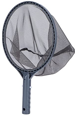 AMAKO Red de Espumadera para Piscina, Rastrillo de Limpieza de Hojas Resistente con Malla Fina para Piscinas, Spas y Estanques, Nailon Plástico, 39x22,5 cm