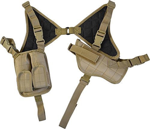 Pistolenholster Cordura Schulterholster verstellbar mit Magazintaschen