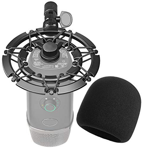 Blue Yeti X Suspension Antichoc en Alliage avec Bonnette Mousse en Noir Réduisant la Vibration pour Microphone Blue Yeti X par YOUSHARES