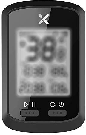 GPS Bike Computer, Bluetooth ANT+ Cycling Computer, Wireless Bicycle Speedometer Odometer with LCD Display, Waterproof MTB Tracker (Support Heart Rate Monitor & Cadence Sensor)