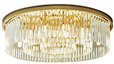 OUKANING Lámpara de araña moderna lámpara de cristal colgante empotrada lámparas de techo