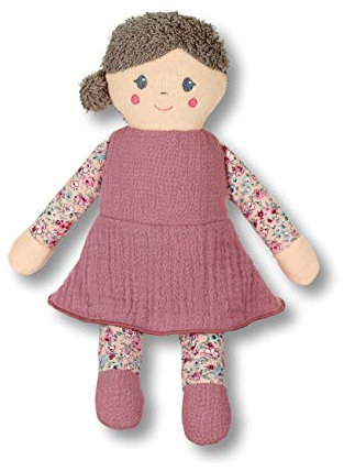 Sterntaler Spielpuppe Sophie, Integrierte Rassel, Für Babys ab der Geburt, 28 x 20 cm, Rosa