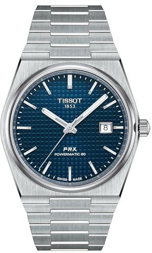 TISSOT Prx Powermatic 80 Men's Blue Watch T137.407.11.041.00