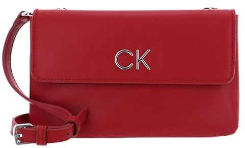 Calvin Klein Re-Lock Double Xbody With Flap Racing Red
