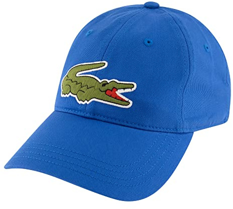 Lacoste Unisex - Erwachsene Baseball Cap RK9871, Damen,Herren Schirmmütze,Baseball Mütze,Kappe,Blau,TU