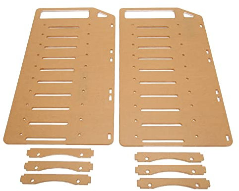 Staffa per Disco Rigido da 3,5 Pollici Fai-da-te, Rack per Disco Rigido in Acrilico Scaffale per HDD con Foro di Montaggio Accurato Multistrato, Supporto per Dischi Rigidi da 3,5 (10 strati)