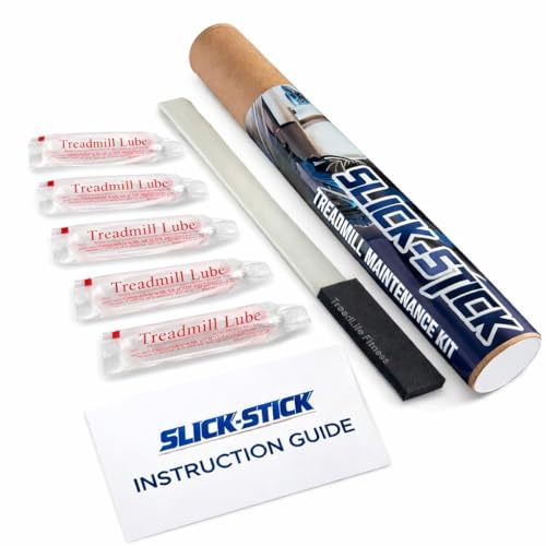 Treadmill Lubricant Slick-Stick Maintenance Kit - 16 Heavy Duty Applicator - 5X Treadmill Lube Applications - Instructions Included