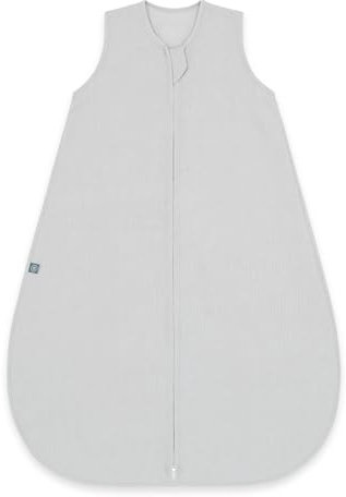 emma & noah Baby Schlafsack 0.5 TOG, Leinen Schlafsack für den Sommer, 100% Leinen, OEKO-TEX Zertifiziert, Atmungsaktiv und Leicht, Strampelsack für Neugeborene (Essential Berry, 80 cm)