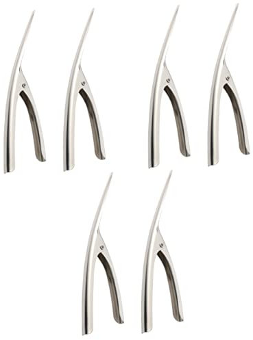 ABOOFAN 6 Piezas 304 pelador de gambas pelagambas pelador de Langostas Herramienta de Cocina de mariscos Dispositivo de mariscos Dispositivo pelador de camarones Acero Inoxidable