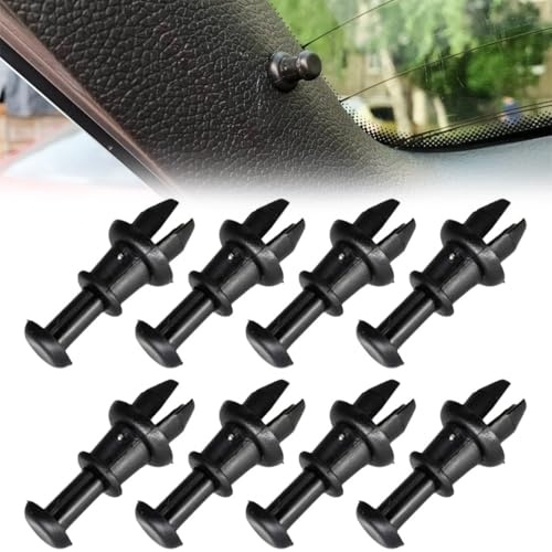 LYQNIHOB 8 pcs Auto Hutablage Clip, Hutablage String Clips Halter, Clips Hutablage Haltegurt Auto Kofferraumklammern, Hutablage String Clip Knopfhalter Kofferraum Hutablage Saiten Clips Haken Halter