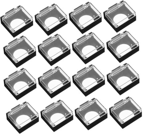 SHINEOFI Cubiertas Transparentes Para Botones Del Interruptor 16mm, Protección Contra Pulsaciones Accidentales, Fundas Duraderas Para Interruptores, 20 Unidades Para Hogar y Oficina