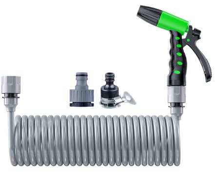 Tubo Da Giardino Espandibile, Tubo Da Giardino Flessibile, Di Annaffiatoio Lungo All'aperto, Resistenti Alla Pressione, Connettori Versitili, 20 Metri/65 Piedi, Per Il Giardinaggio E Il Lavaggio