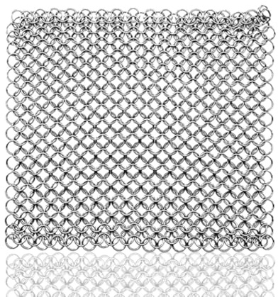 Zymoplas Acier Inoxydable Cotte de Mailles Plaque chauffante épurateur rôti de Boeuf Poulet Fonte Four Plats Outil de Nettoyage Cuisine ustensiles de Cuisine