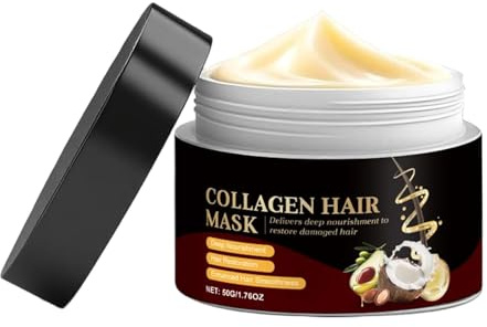 Haarcreme für Frauen, feuchtigkeitsspendende Pflege 50 g für krauses Haar, Haarpflege für Frauen, Männer, Mädchen, dickes Haar, kurz, lang, glatt, gelockt – Verwendung am Morgen
