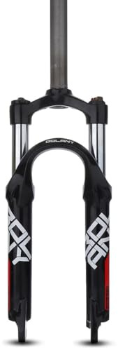 Mountainbike Gabel 20 Zoll Federgabel 1-1/8 Gerades Rohr Fahrrad Vorderradgabeln 80mm Federweg QR 9x100mm Scheibenbremse Manuelle Verriegelung Fahrräder Ultraleicht Fahrrad Vorne