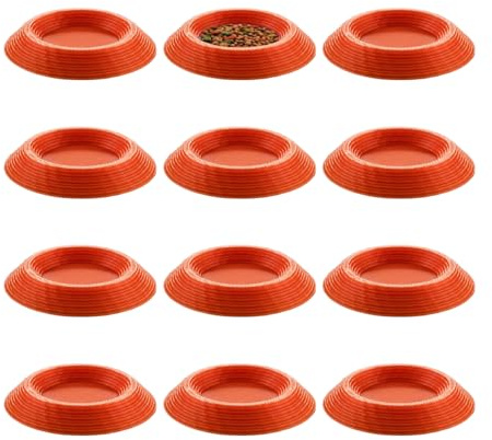 Isopoden Utfodrare | stycken halkfria terrarier foderskål, matskål för utfodring av skrapning, för hoppsvansar tusentals fötter och små husdjur