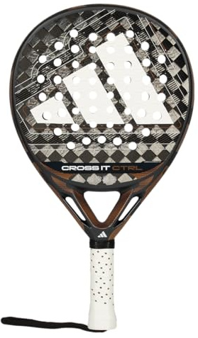 adidas Crossit Ctrl 2026 - Racchetta da paddle unisex, 368 g, colore: Antracite