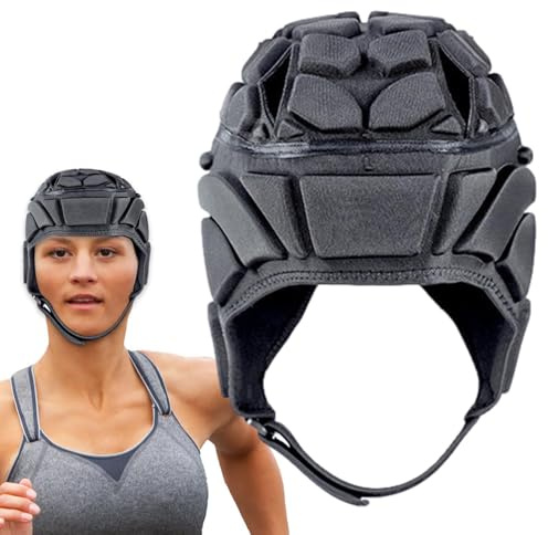 Casco de portero de fútbol transpirable de protección para niños, portero ajustable para niños, niñas y adultos, regalo de cumpleaños