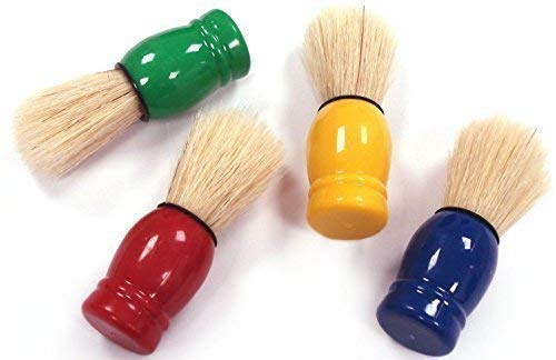 Major Brushes 4 X Chubby Pinsel Extra Kurz Griff Kinder Einfacher Griff Borstenpinsel