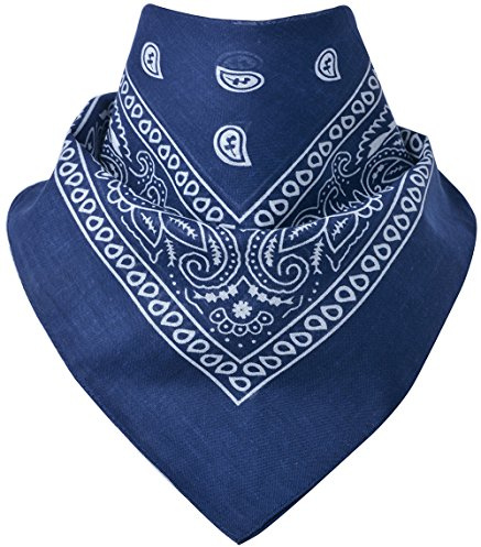 Miobo Bandana Kopftuch & Halstuch – Vielseitiges Accessoire – 100% Baumwolle 55 x 55 cm