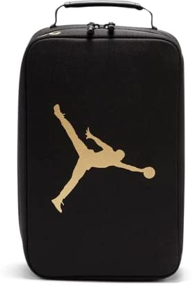 Jordan Schuhbox, Unisex, Sport, Reisen, Fitnessstudio, Schwarz/Gold